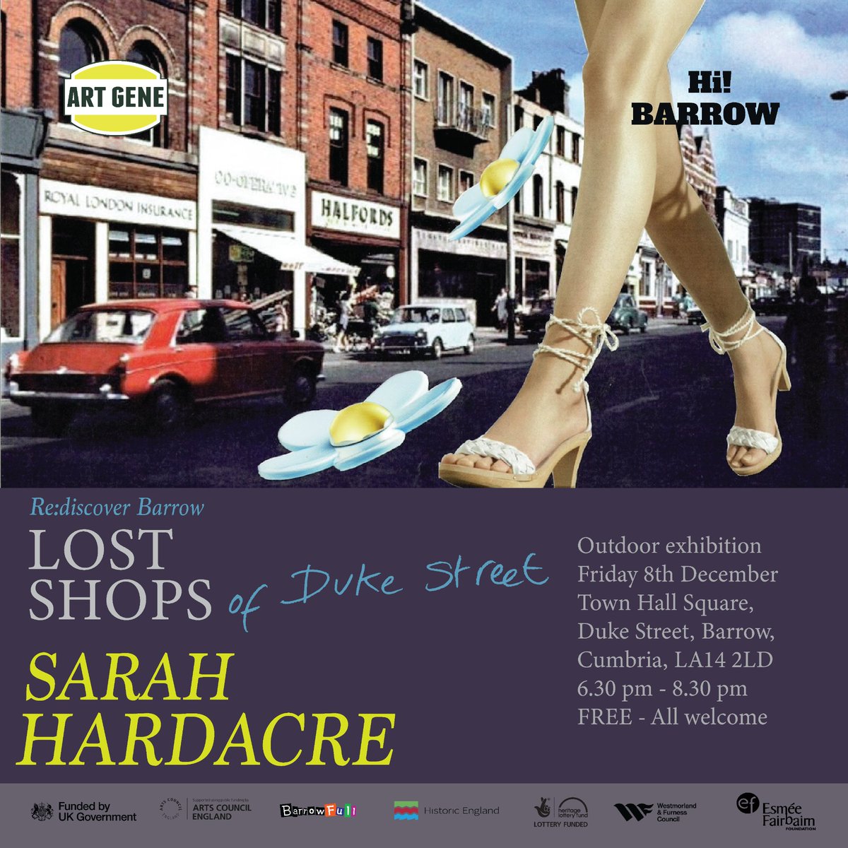 Next Friday 8th Dec <a href="/Art_Gene/">Art Gene</a> will be exhibiting a series of lightboxes on Duke St celebrating the shops from years gone by as part of the High Street Heritage Action Zone programme. Join artist in residence Sarah Hardacre from 6.30pm for this FREE event #HistoricHighStreets
