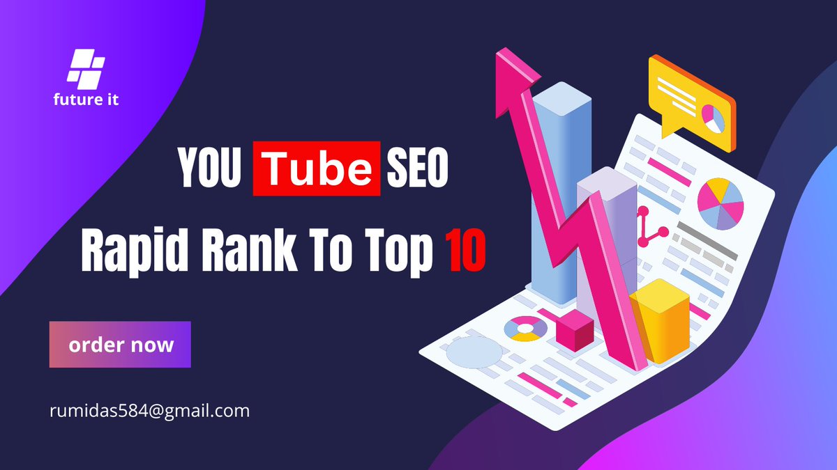 I will do youtube video SEO for rapid ranking
What My services?
Rank Top 10 on You tube Search Engine for a long tail Keyword
Topic (niche) related Keyword research
Interesting and Engaging Title &amp; Meta Description to produce more CTR
Competitor