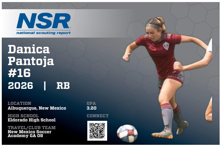 2026 RB / LB / RM / LM Danica Pantoja - Dallas College Sport Source Showcase!! 

evo.nsr-inc.com/16/Danica.Pant… 

📷 The University of Texas at Dallas &amp; MoneyGram Soccer Park 📷

- 12/1 @ 7:45am - #UTD2
- 12/2 @ 11:40am - #UTD2
- 12/3 @ 11:10am - #14MG

📷 bit.ly/JamieMudgeSocc…