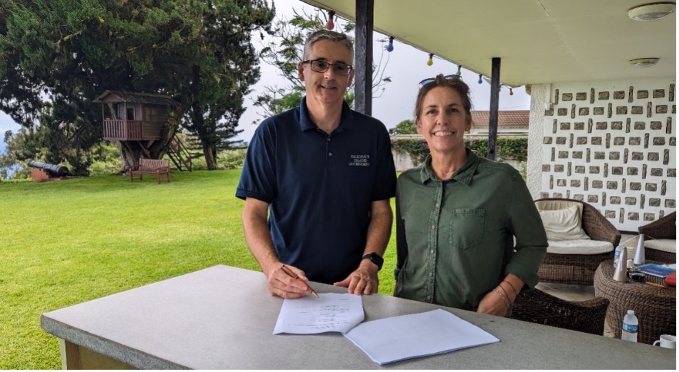 Ascension Island Government (@ascension_gov) on Twitter photo A heartfelt thank you to <a href="/Bluemarinef/">Blue Marine Foundation</a> for their ongoing support to Ascension Island. The signing of the MoU unlocks vital funds for our community, paving the way for a greener future.
Learn more here: bit.ly/47Z8bmN A heartfelt thank you to <a href="/Bluemarinef/">Blue Marine Foundation</a> for their ongoing support to Ascension Island. The signing of the MoU unlocks vital funds for our community, paving the way for a greener future.
Learn more here: bit.ly/47Z8bmN