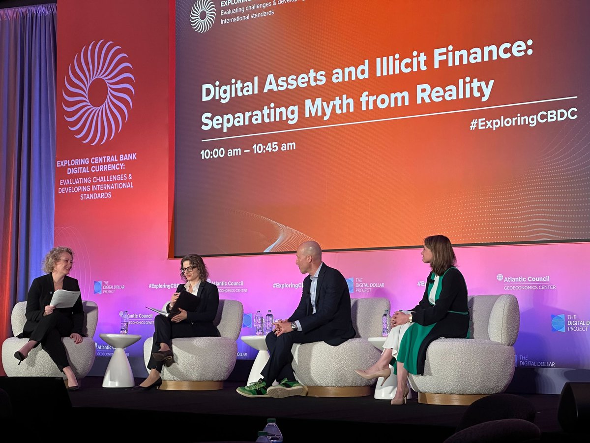 StellarOrg's tweet photo. Lesley Chavkin (@UmmVivienne), SDF's Head of Policy, at the forefront of discussions on securing the US financial system from illicit cryptocurrencies and building a modern AML/CFT framework.

#ExploringCBDC https://t.co/46oAFBEBeC