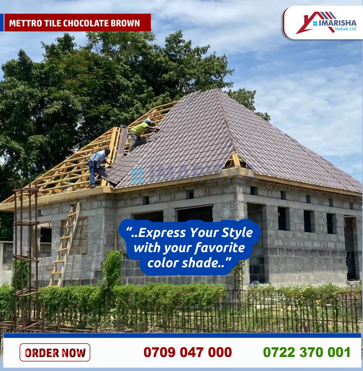 𝐊𝐢𝐳𝐮𝐫𝐢 𝐜𝐡𝐚𝐣𝐢𝐮𝐳𝐚...

If you want to make a statement in whatever you do! Your roof should also do that for you.

Enjoy the most durable roofing tiles at the most affordable prices this DECEMBER Holiday.

#RoofForGood #roofings #mabati #construction #homedecor
