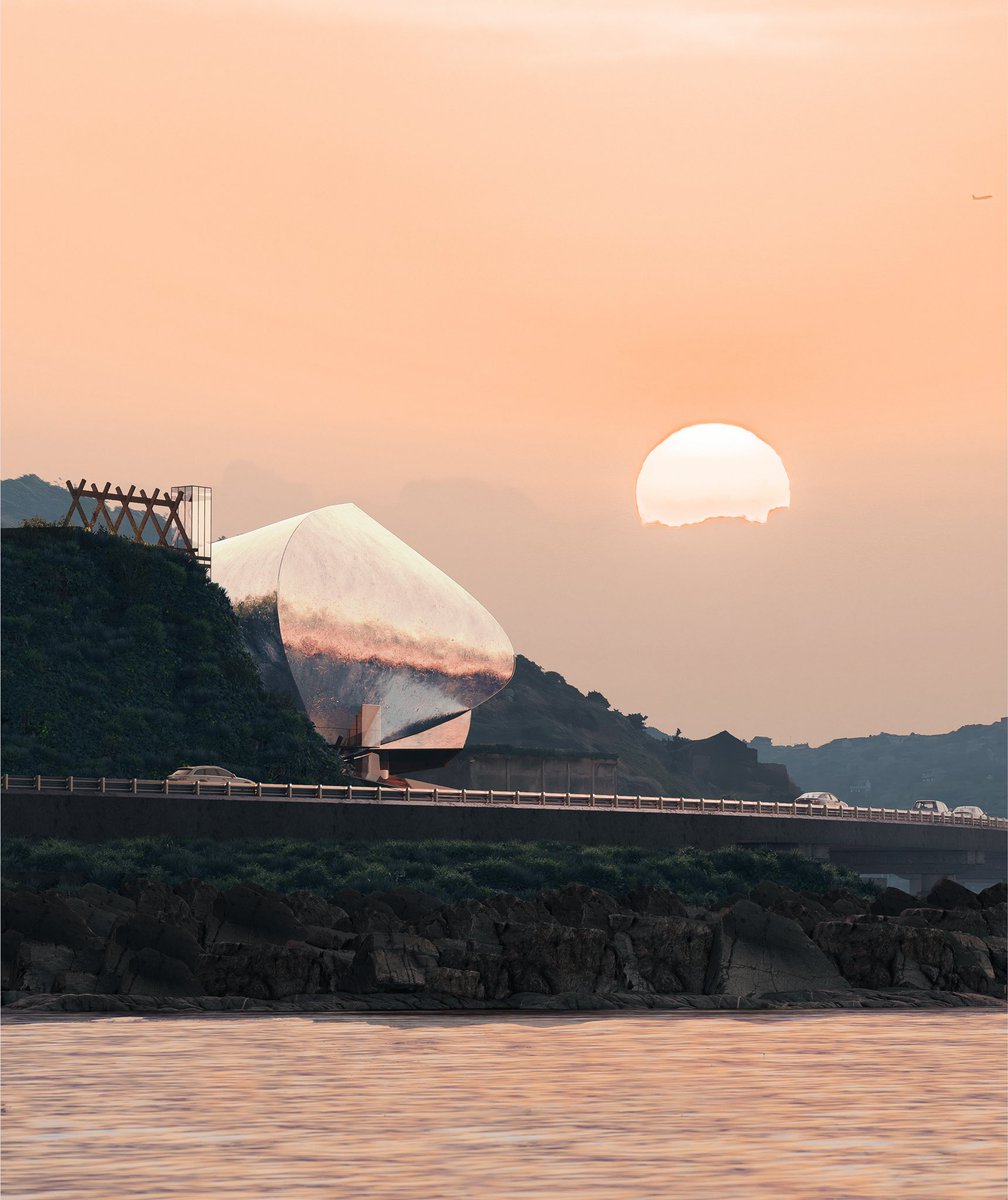 Two new projects have won in China!! Here two images of the Fishing Culture Exhibition Hall, in Shengshang Island.