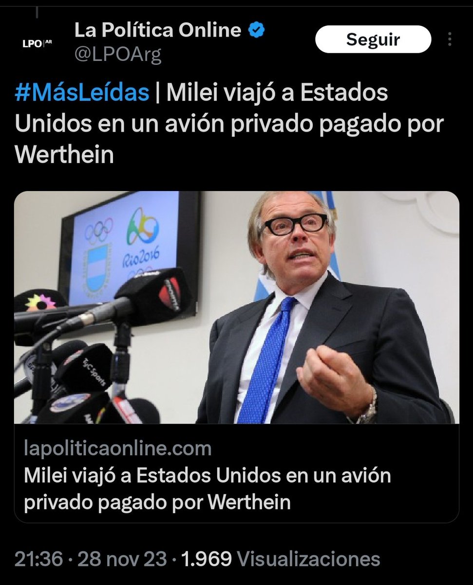 PERIODlSTAPERON's tweet photo. US$ 250.000 costó el viaje en avión privado. Es el precio que pagó Werthein por su nuevo cargo. No veo a los republicanos fundamentalistas de la transparencia y la meritocracia indignándose a los gritos. https://t.co/kEXK7osWzi