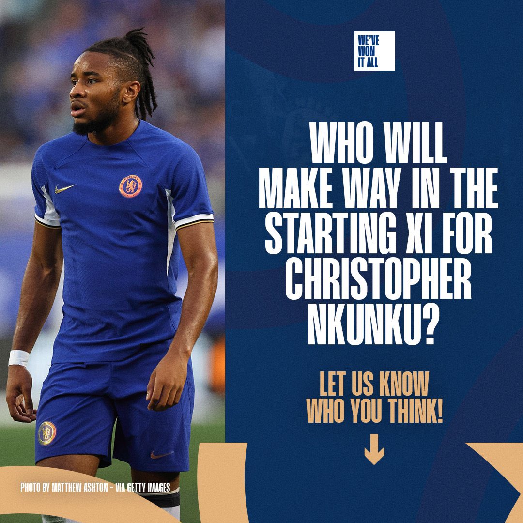 FrankKhalidUK's tweet image. Who will you drop to make way for Christopher Nkunku in the starting line up?