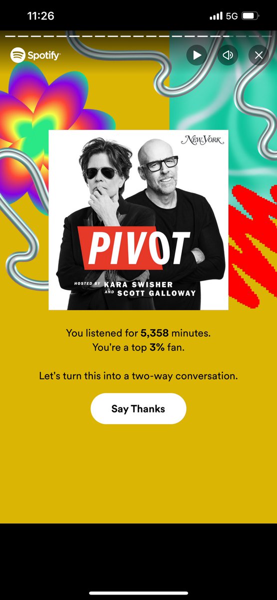 My proudest achievement this year cc <a href="/karaswisher/">Kara Swisher</a> <a href="/profgalloway/">Scott Galloway</a>
