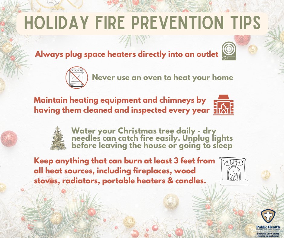 fonddulaccounty's tweet photo. Heating equipment is a leading cause of home fire deaths in the U.S.

How to keep safe: https://t.co/ebKaaQFnIY
#WinterReady https://t.co/NSUzVYzkpa