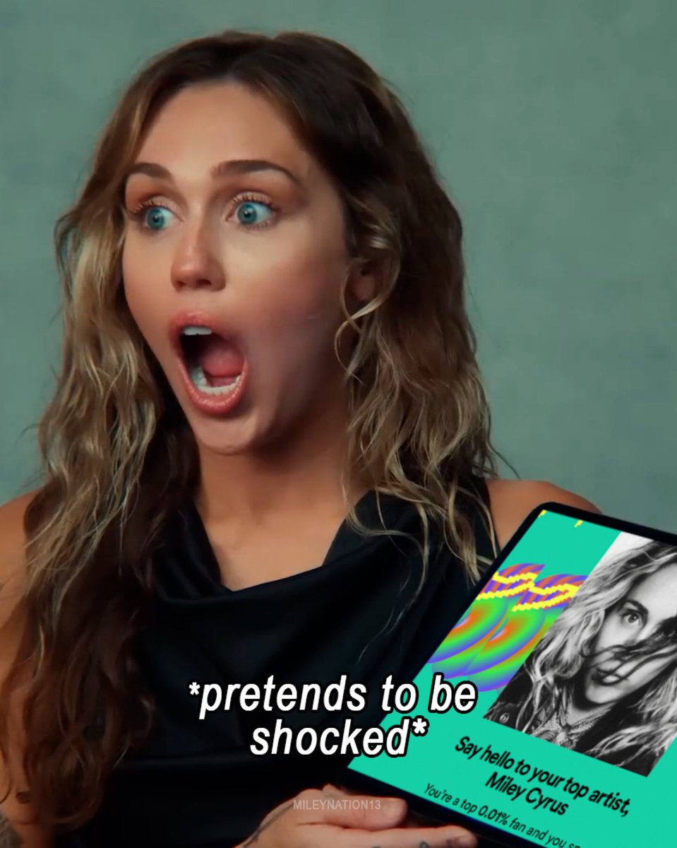 miley cyrus on my spotify wrapped