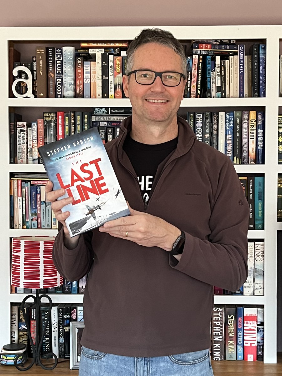 Overcame a lifetime of prevarication and negative self-talk and finally wrote a book. Got it published. Put it on my shelf next to my literary heroes. A good year! #TheLastLine
