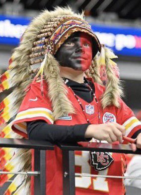 I’m a Chiefs fan, fan. 

No, it’s not racist to wear a headdress. 

There were originally around 10 documented tribes that wore the common war bonnet we see today.

As America became more industrialized, natives were supposed to look a certain way. &amp; many tribes appropriated the