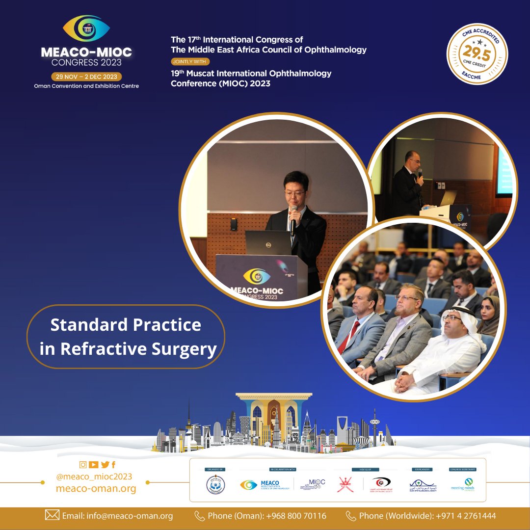 Standard Practice in Refractive Surgery! #optometry #ophthalmology #ophthalmologist #meaco_mioc_2023 #Meaco #healthcare #eyedoctor #middleeast #oman #experienceoman