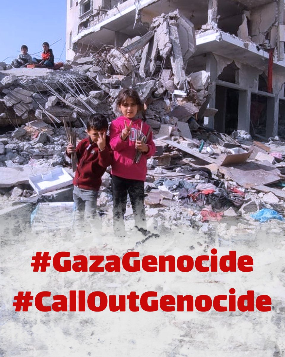 Call it as it is. What is happening in Gaza is outright GENOCIDE. Don’t be complicit. Say it. #GazaGenocide #CallOutGenocide <a href="/hrw/">Human Rights Watch</a> <a href="/TiranaHassan/">Tirana Hassan</a>