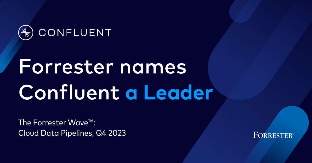 🎉 Confluent has been recognized as a Leader in The @Forrester Wave: Cloud Data Pipelines, Q4 2023.

We earned the highest possible score across 13 criteria, including data delivery, observability, data access, &amp; partner ecosystem.

Get the details here→ cnfl.io/47AnSRh