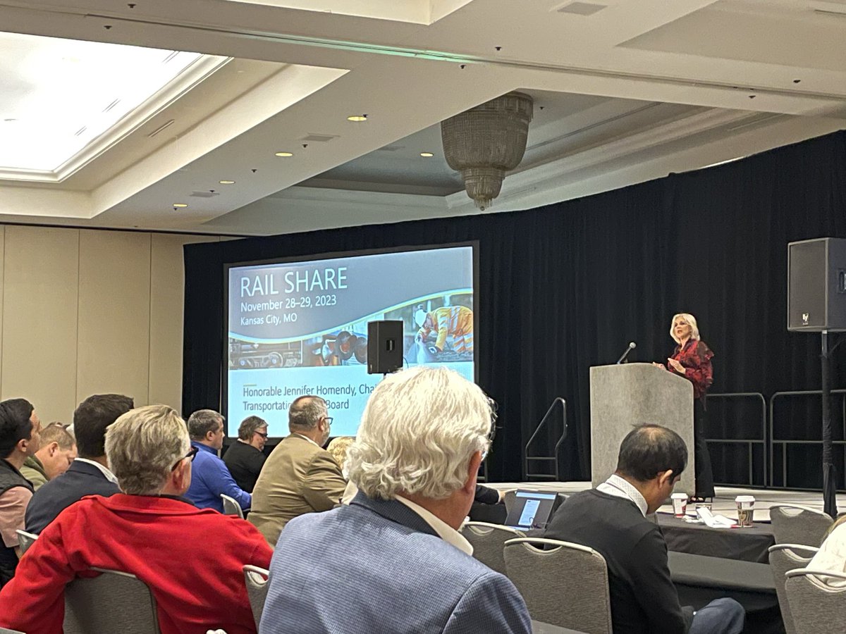 This week, NTSB Chair Homendy delivered remarks at the Rail Share Conference in Kansas City calling on attendees to recognize the importance of a safe system approach to prevent future rail accidents. Read her remarks: ntsb.gov/Advocacy/Activ…