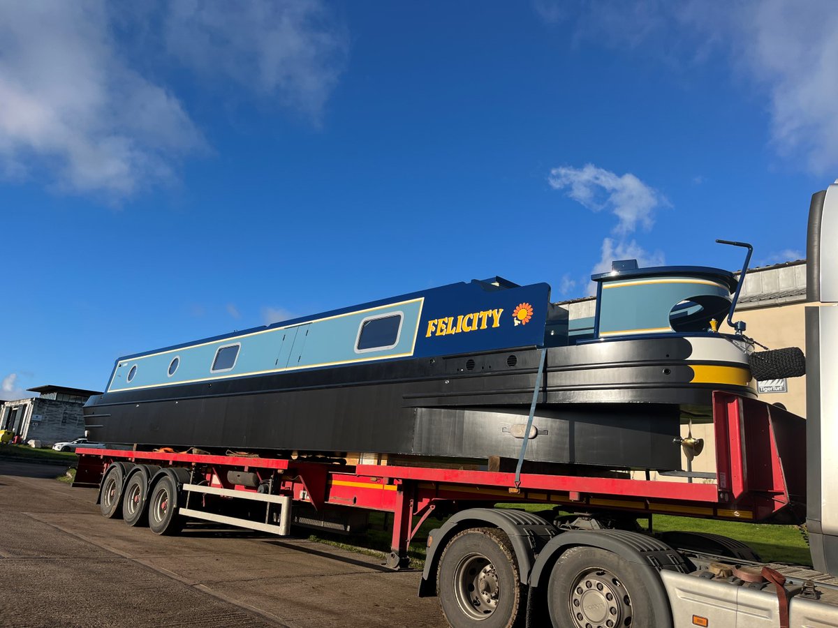 ortomarine's tweet photo. It's launch time!
Launched at Droitwich Marina on 28th November, ‘Felicity’ is a 58ft 6” semi-cruiser with reverse layout & is the eleventh Parallel Hybrid to join the Ortomarine fleet! 🤩
Let us know your thoughts!
#boatlaunch #boatswithtech #parallelhybrid #narrowboat #canal https://t.co/3xaTkHRzAc