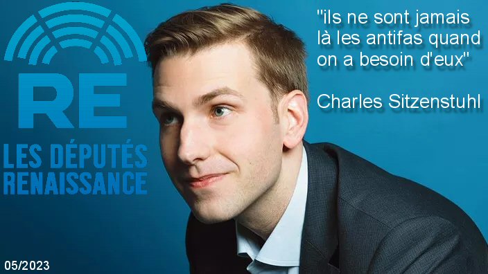 @CSitzenstuhl @DeputesRE @PA_Anglade @ConstanceLeGrip En tout cas le #RN lui n'a pas été élu sur un mensonge d'étiquette LR local pour ensuite se revendiquer LREM #renaissance n'est ce pas petit Charles. Tkt pas tes amis antifa ne sont pas loin.