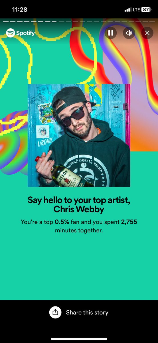 5 years in a row @ChrisWebby @EightyHDMusic