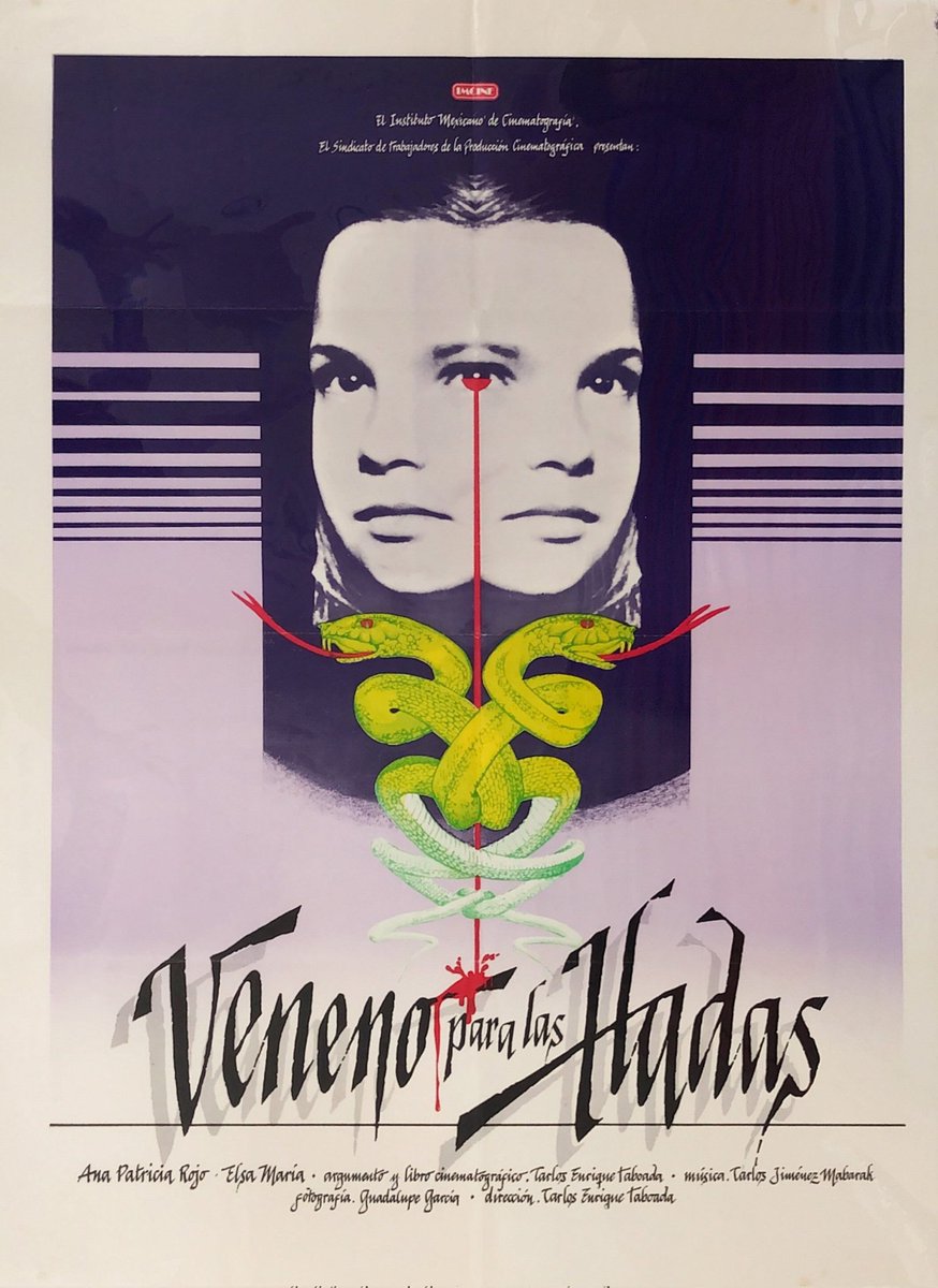 filmes_e_filmes's tweet image. Dica de filme para hoje!🎬🔥

Chegou recentemente no catálogo da @FILMICCA o maravilhoso terror fantástico &quot;Veneno para las Hadas&quot;, obra-prima de 1986 do cineasta mexicano Carlos Enrique Taboada - estrelada por Ana Patricia Rojo.🎥🇲🇽

#venenoparalashadas #carlosenriquetaboada