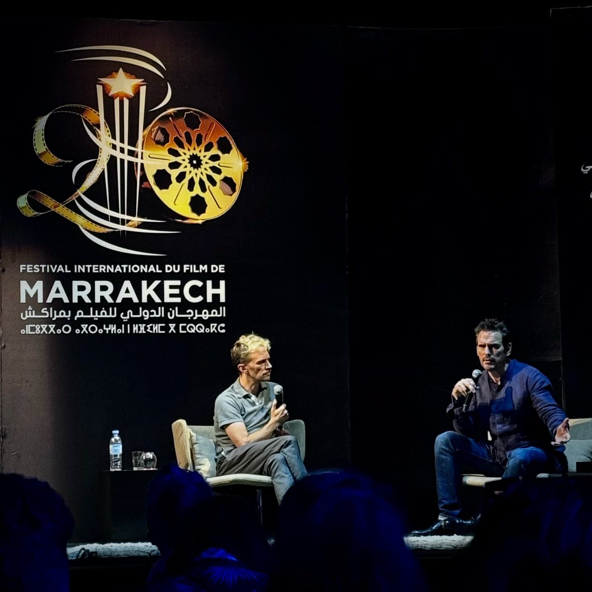 🎤A conversation with <a href="/MattDillon/">Matt Dillon</a> at the <a href="/KechFestival/">Marrakech Festival</a>🎞️ #mattdillon #marrakech #marrakesh #marrakesch #maroc #marocco #marocaine #marrakechfilmfestival #marrakechfestival #cinema #movie #architecture #travel #flight #traveling #travelgram #travelphotography #art #plane #dune