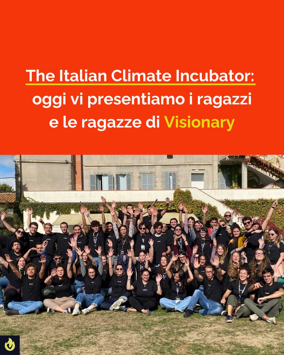 Per il #TheItalianClimateIncubator conosciamo @VisionaryDays, APS nata per coinvolgere sempre più giovani in esperienze di #cittadinanzattiva per far sentire la propria voce. Al prossimo incontro di ICI parleremo del ruolo che i #massmedia giocano nelle campagne di #advocacy.