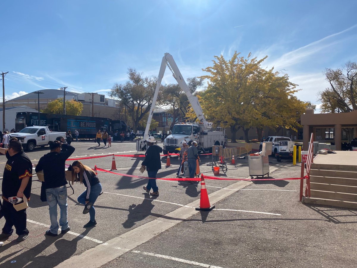 PNM is proud to inspire the next generation of New Mexicans! During Albuquerque Trades Day, local high schoolers visited with PNM workers to learn about their jobs. We're excited about the energy this younger generation brings &amp; hope to work with them in the near future!