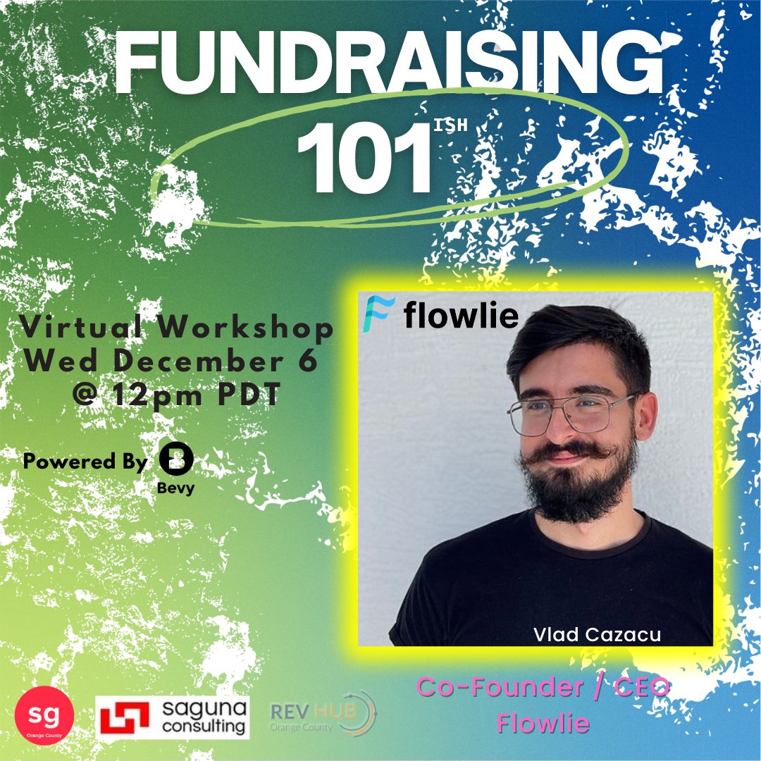 Next week we welcome <a href="/FlowlieHQ/">Flowlie</a>'s <a href="/cazvlad/">Vlad Cazacu</a> to speak about #Fundraing 101ish!🚀 RSVP 👉
startupgrind.com/events/details…