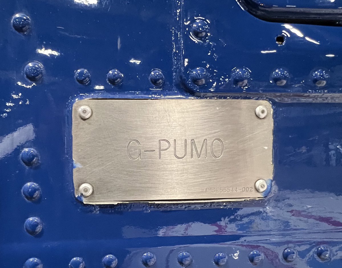 dani_lecu's tweet image. Pues efectivamente el Super Puma que no tenía registro es el G-PUMO, que ahora es un demostrador de tecnología
@EuropeanRotors  @ATAIRE_ORG