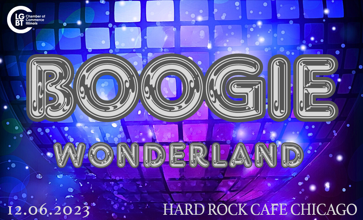 ChicagoGMC's tweet photo. Don your sequins, bell bottoms, platform shoes topped with disco glitz &amp; glamour and join @lgbtccillinois for an unforgettable "Boogie Wonderland" Annual Winter Soiree on December 6, 2023, 6pm - 10pm at the Hard Rock Cafe Chicago! Tix at https://t.co/3gO4hkijYg https://t.co/lDrEQIgOcz