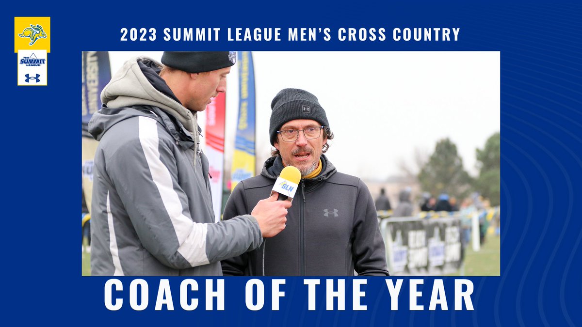 For the eighth consecutive season, Coach Rod DeHaven is the 2023 Summit League Men's Cross Country Coach of the Year🤩👏

All about it ➡️ gojacks.com/news/2023/11/2…

#GoJacks 🐰