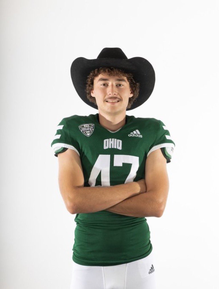 CFB247's tweet photo. Alex Kasee 
Ohio University, Kicker/Punter 2023-2027 https://t.co/swy7ex9Phd