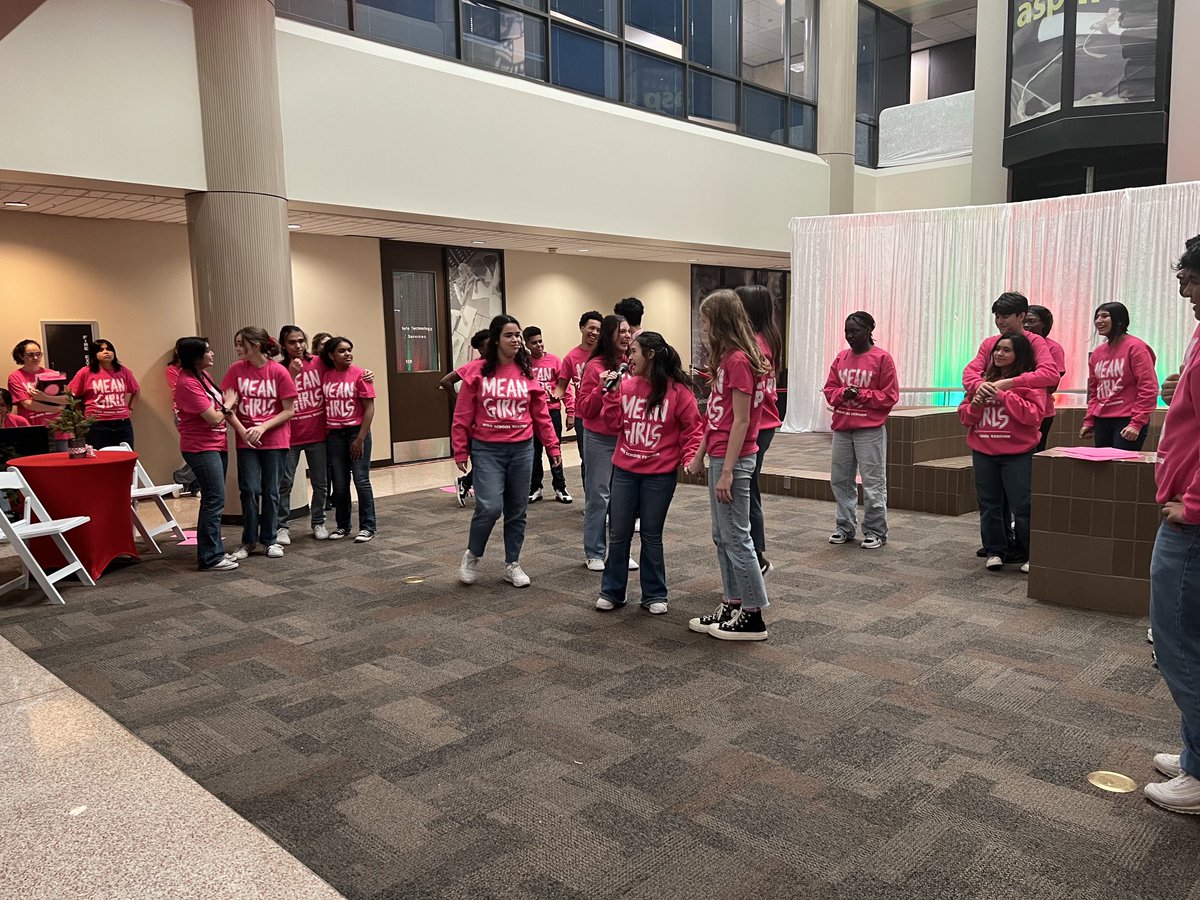 Kempner HS theatre students performed at the admin building giving us a sneak peak into their musical “Mean Girls”. This high school version of the popular movie is a new release. KHS shows are Friday &amp; Saturday night! Great voices, dancing and energy. Kudos Kempner! Proud Supt!