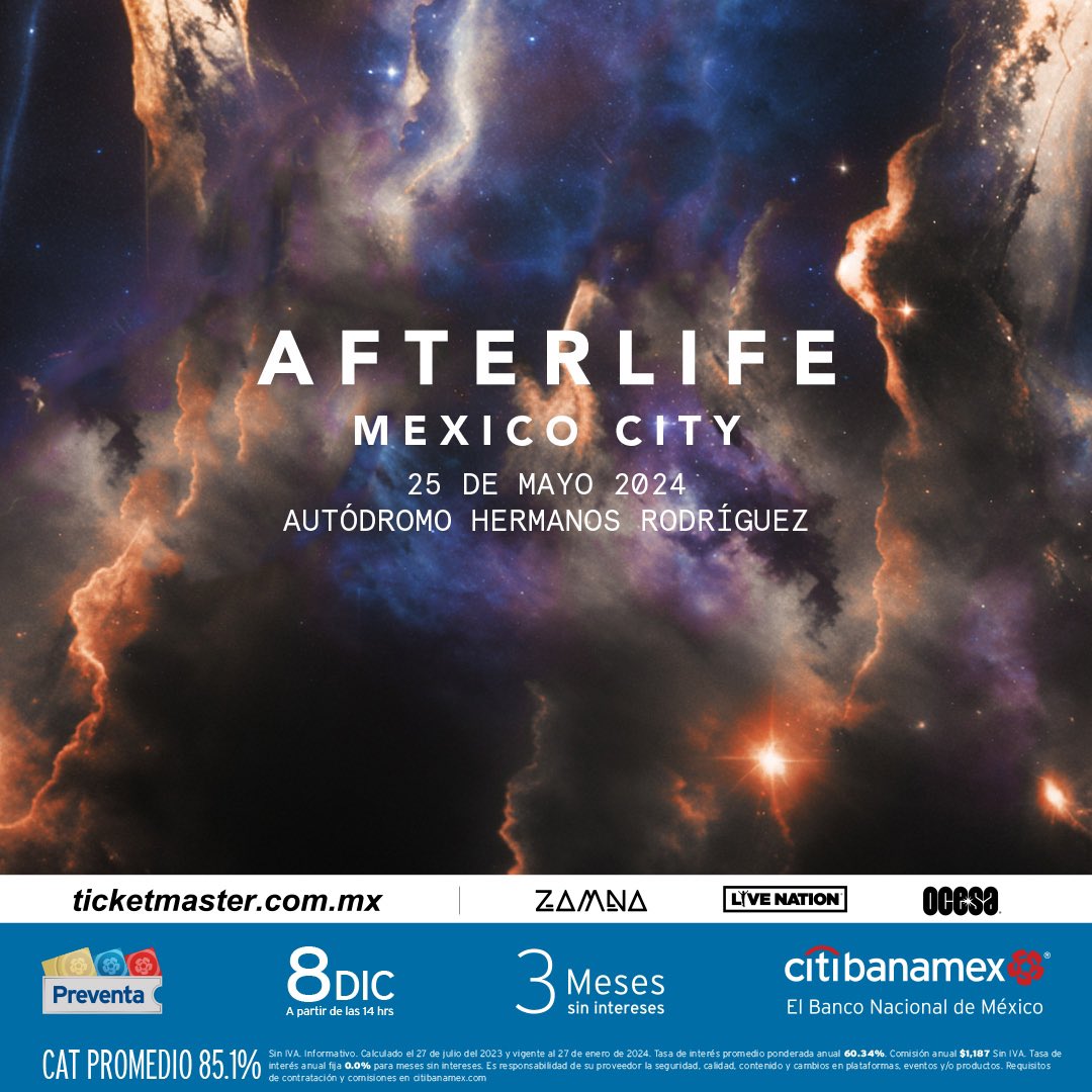 Afterlife Guadalajara 2024 at TBA - Explanada Estadio Akron, Guadalajara