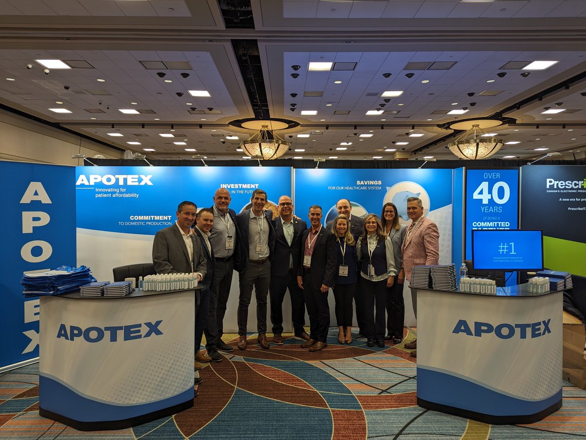 Apotex was pleased to attend the OnPharm-United Owners Conference. Not only was it a great event to connect with the store owners and leadership, but Apotex was also recognized as the 2023 Partner of the Year! Thank you for this recognition, we truly appreciate our partnership.