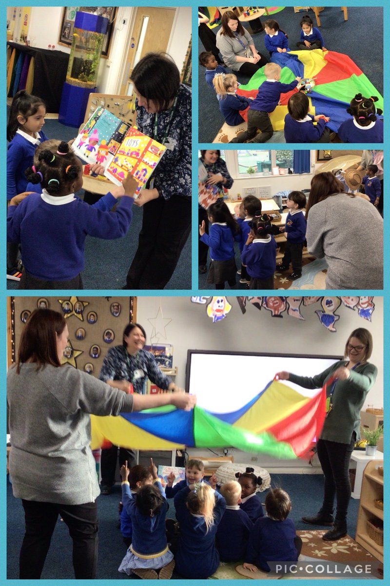 N_O_P_A's tweet photo. Morning Nursery are celebrating #NoPensDay     with Michelle from @BoroLibraries @CNicholson_Edu https://t.co/vLKkLCgNTn