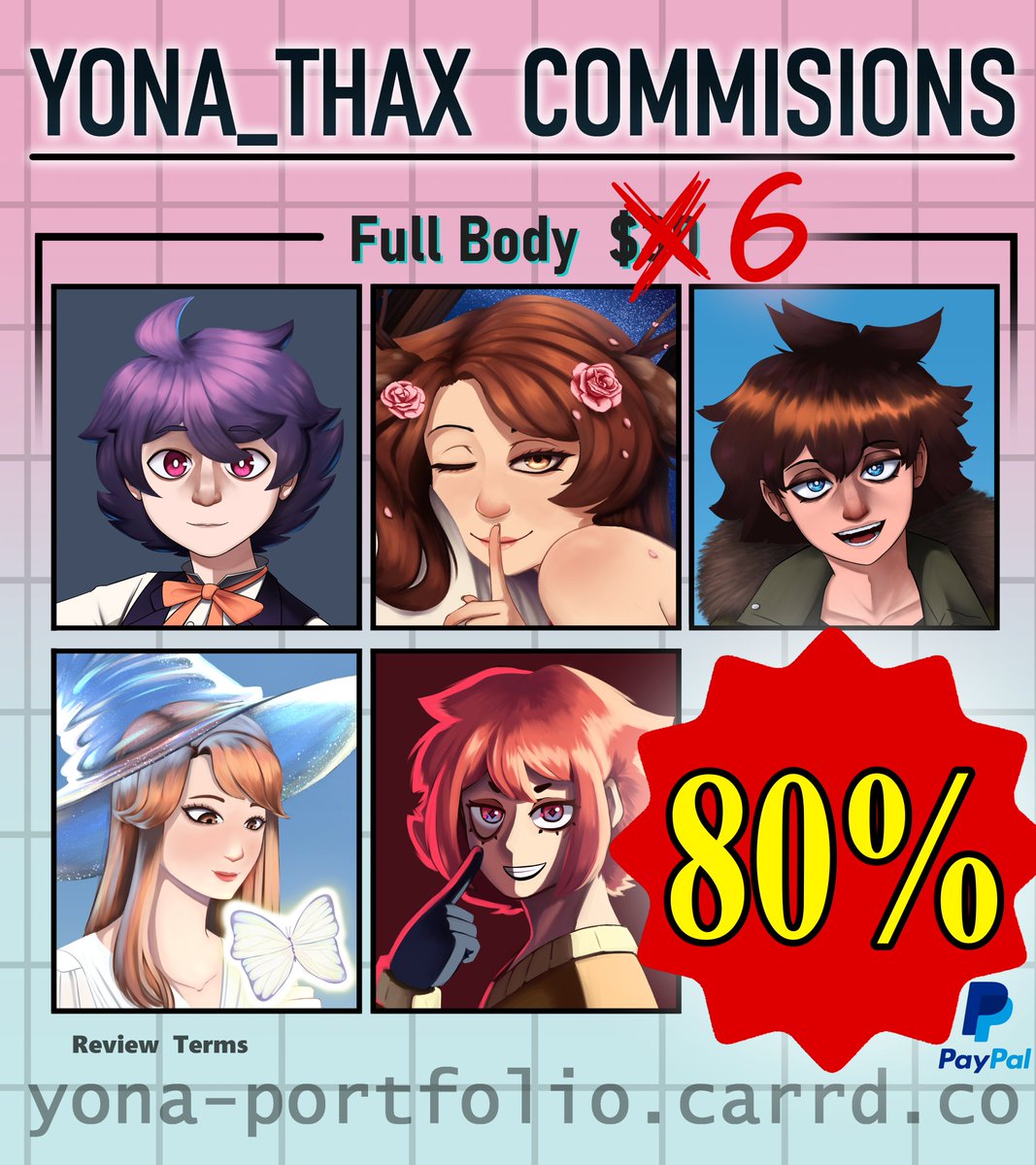 YonathaxVT's tweet photo. ‼️ DISCOUNT ART COMMISSIONS LIMITED TIME ‼️ https://t.co/PEHydWEVcT