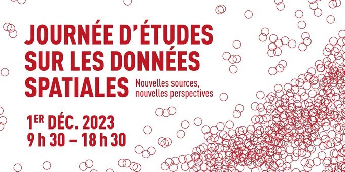 SorbonneParis1's tweet photo. ⭕ Assistez en ligne à la journée d'études autour des #données spatiales : master classes, ateliers, tables rondes…
 
📆 Le 1er décembre

📌 En visioconférence 

En savoir plus 👉 https://t.co/hU8mjFh076 https://t.co/JzyqfDBeLS