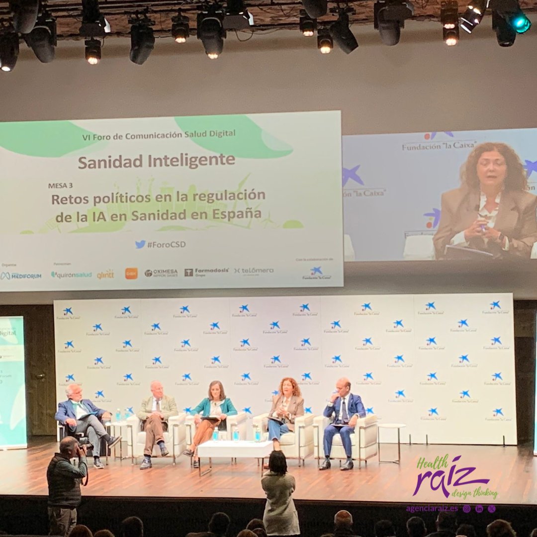 raizsalud's tweet photo. Hemos asistido al VI Foro de Comunicación Salud Digital #ForoCSD
Bajo el lema "Sanidad Inteligente", exploramos las fronteras de la #IA junto a expertos destacados del sector. 🚀💡 
@GrupoMediforum @ConSalud_es 
🧵1/2 https://t.co/h9CMdszTZT