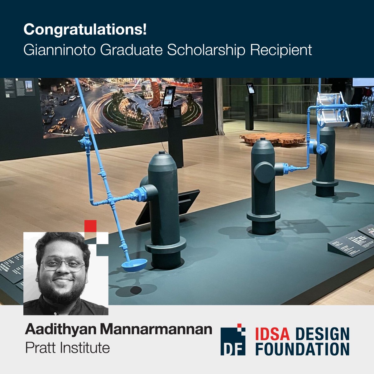 🎓 We are thrilled to announce this year's IDSA Design Foundation scholarship recipients! 

Congratulations to Elmer Handojo (undergraduate recipient) and Aadithyan Mannarmannan (graduate recipient): idsadesignfoundation.org/scholarships