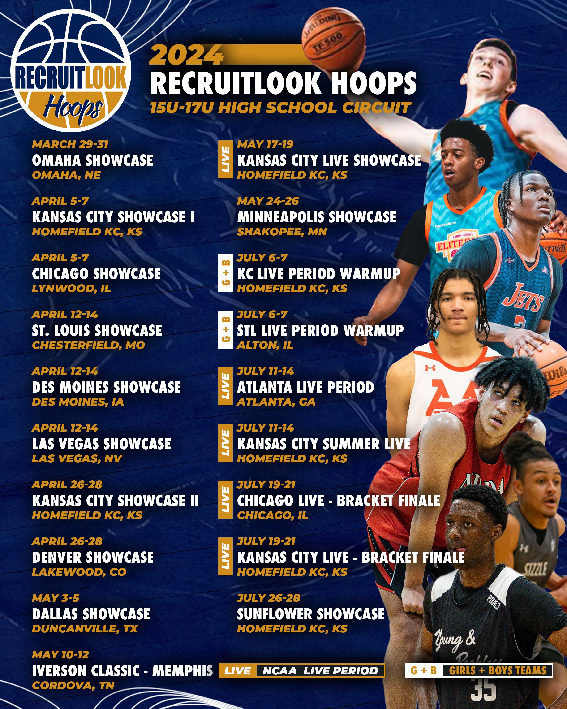 Recruit Looks Hoops Tournament Schedule 2024 blisse clemence