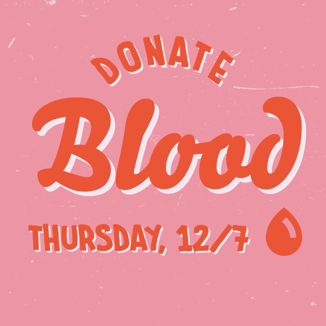 Students 16 (with parent permission) and older sign up to donate! 💙 🩸 🩵 Scan QR codes posted around school to complete the form.