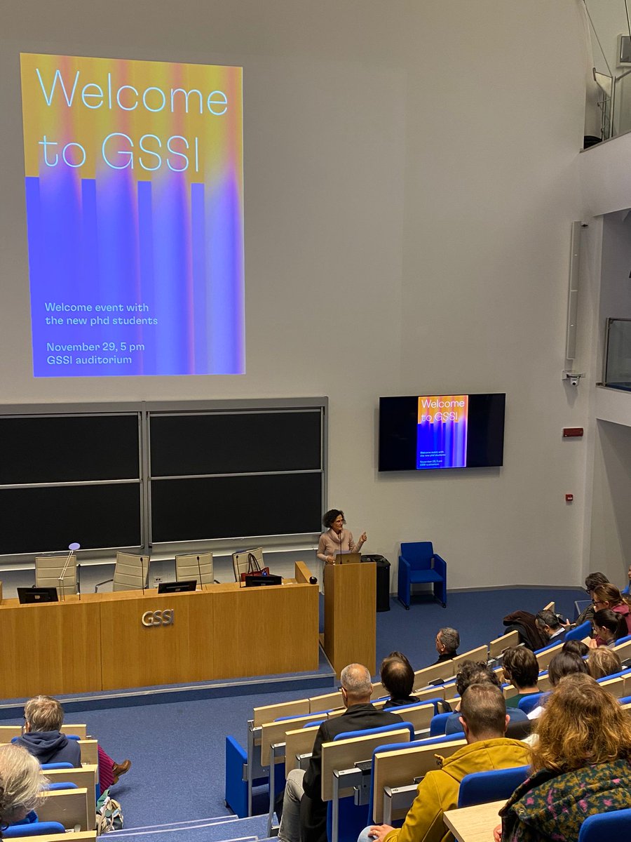 🎉🎊 Welcome to GSSI! Forty-two new students, as well as a new doctoral course in addition to the four already active: The new academic year begins!