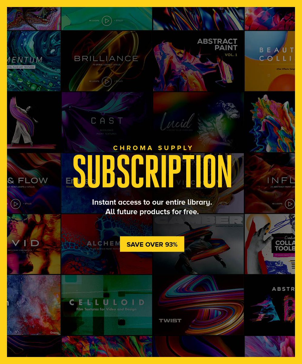 ChromaSupply's tweet photo. Save 50% on the Chroma Supply Subscription during our Holiday Sale! We've NEVER had a better deal on it. A one-time payment gives you instant access to our entire shop ($3206 value), plus you'll receive future products for FREE. All at 93% off 👀

https://t.co/vNN4Pc0Ffo https://t.co/2wgPC4aD62