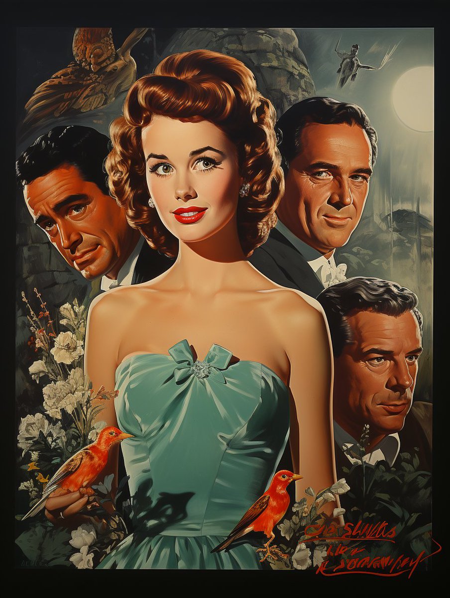 Have you ever heard about the movie "Gilded Shadows".  No?  I just came up with it and drew a vintage poster for it in AI.  This is wonderful. 
#NFTCommunity #PolygonNFT #NFTProjects #NFTs #OpenSeaNFT #NFT #NFTshills #NFTdrop #NFTdrops #nftcollector #nftcollectors #NFTartists