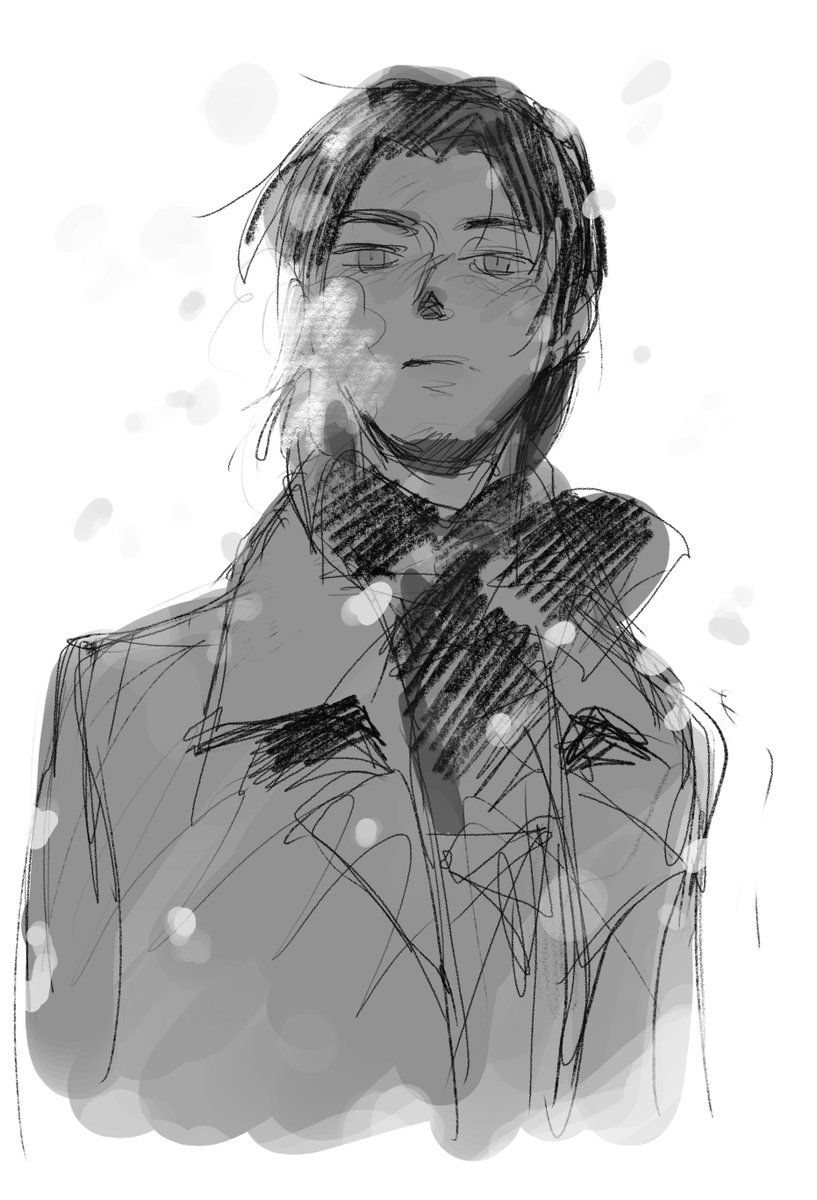 오늘 눈 내려서 진짜급하게 삭삭그린....
얘도다시그려야지