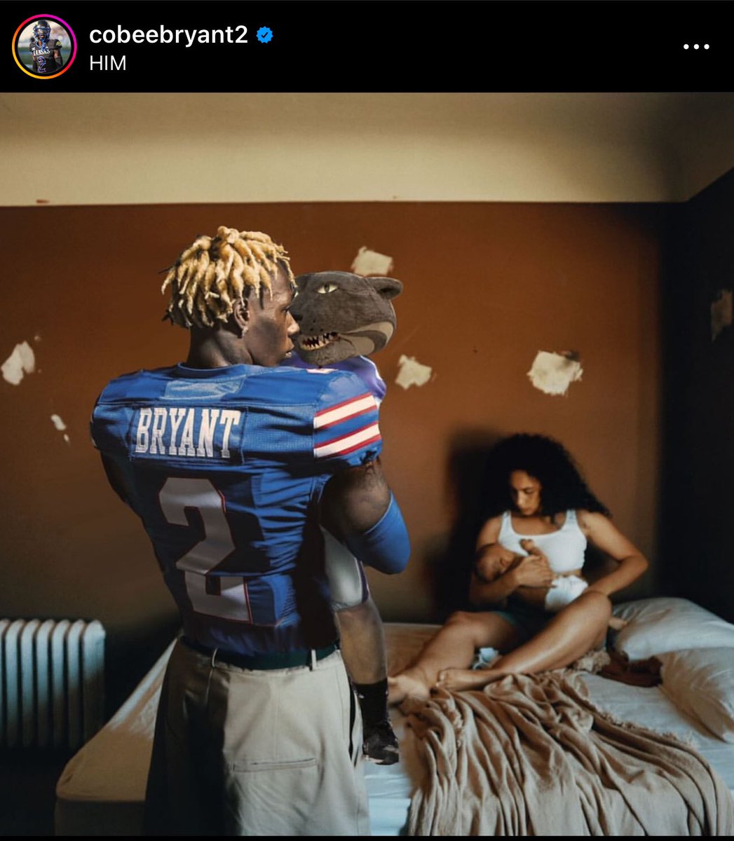 Kansas CB Cobee Bryant with an interesting Instagram post today
• Bryant is 0-3 with 2 tackles against the Wildcats in his career