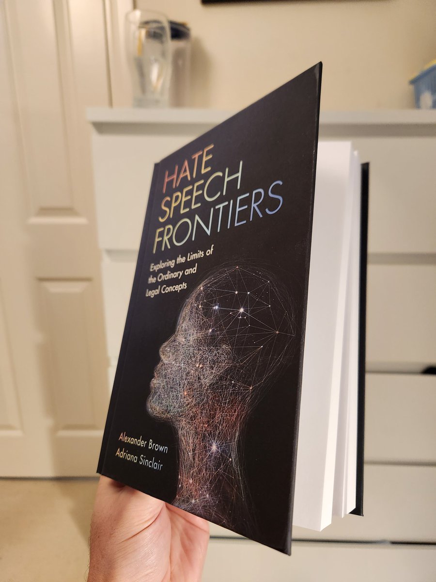 Always a strange feeling to hold between your fingertips the physical embodiment of five years of thinking effort.