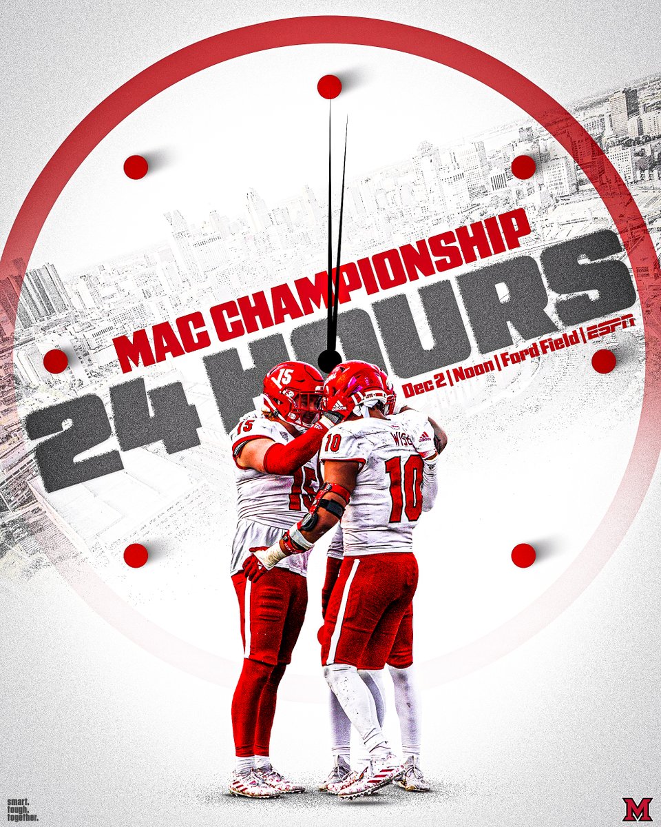24 HOURS UNTIL THE BIGGEST GAME OF THE YEAR‼️

The MAC Championship is up next⏭️

#RiseUpRedHawks | 🎓🏆