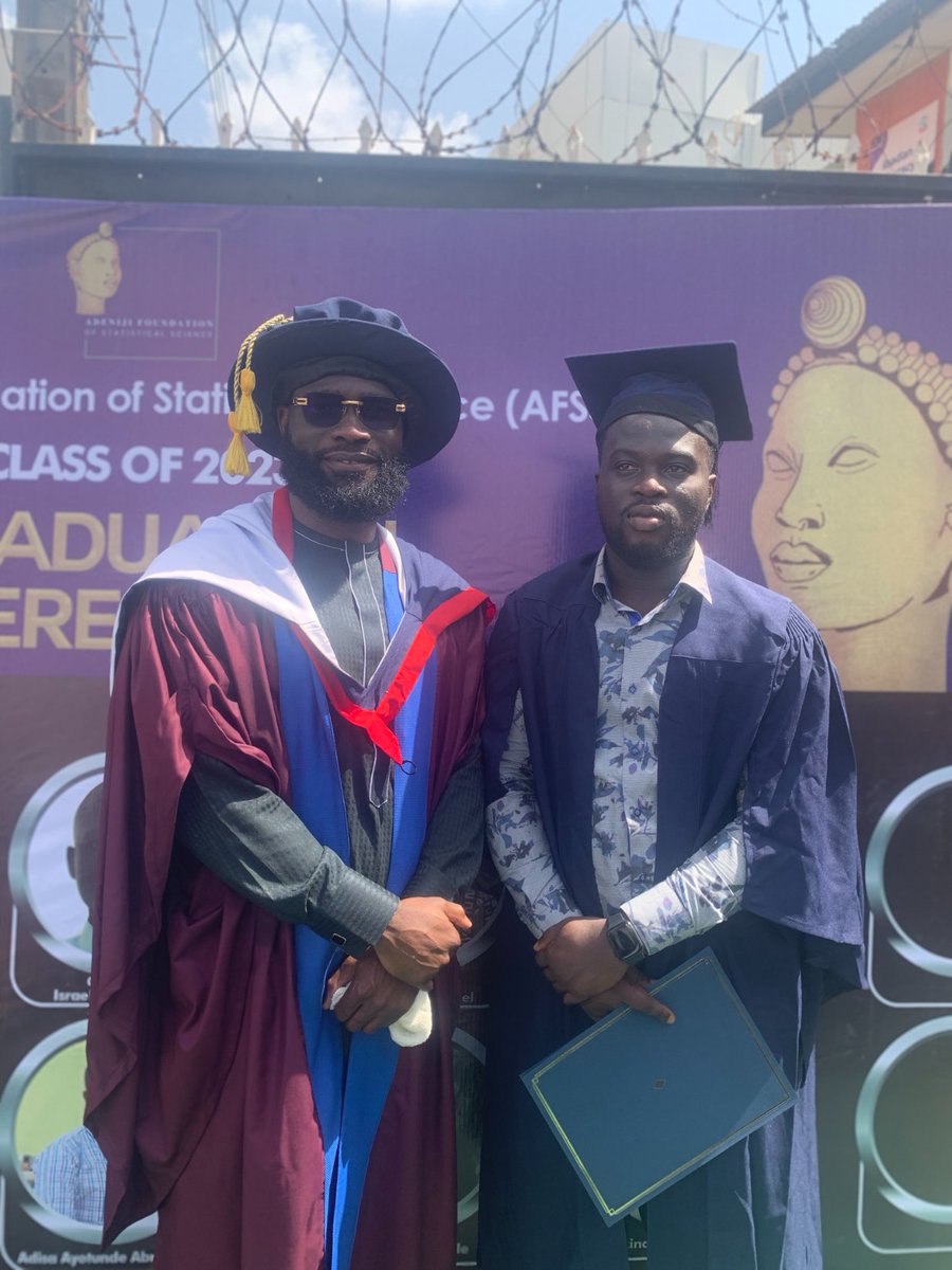 theadewole's tweet photo. In January 2023 I and other 9 students got a fully funded scholarship from @AdenijiFdn to be trained on the theory and method of clinical statistical programming. The training entails an extensive 24 weeks of classroom instruction and 12 weeks of internship. https://t.co/tpGmw1Muyx