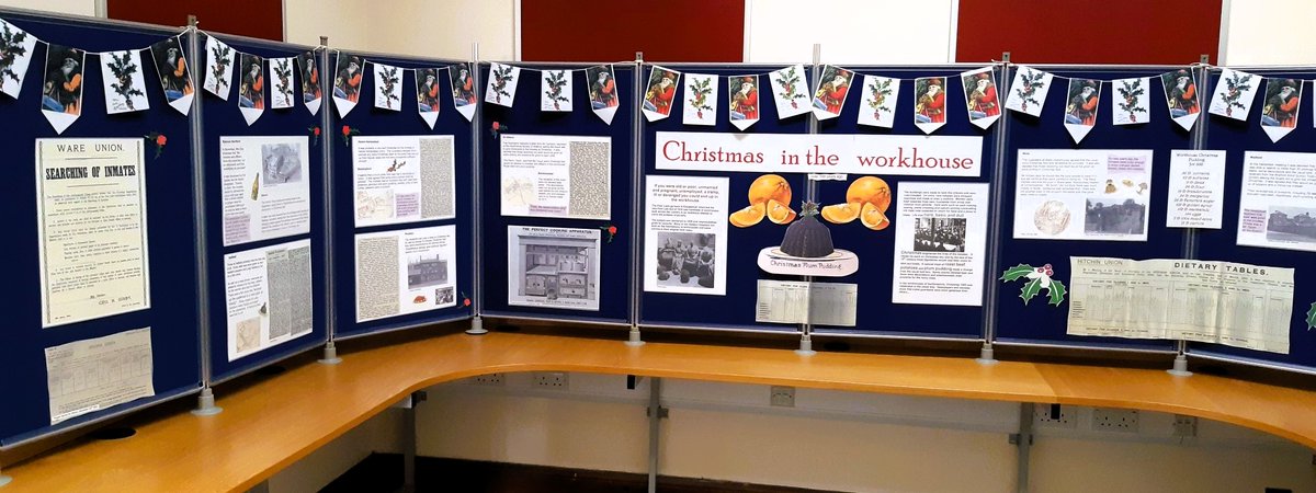 Popping in to visit us soon? Don't miss our free Christmas in the Workhouse exhibition which is now displayed in the Archive Reading Room.

#Christmas #Workhouses #ChristmasPast