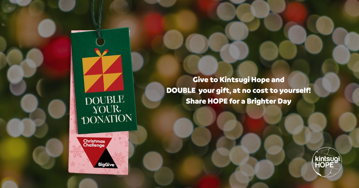 Listen to George here youtu.be/dApBSlqRqRc as he tells part of his Kintsugi story. There is an opportunity to double any donation you can make as part of the BIG GIVE matched funding scheme. We appreciate anything you can donate to give hope. donate.biggive.org/campaign/a0569…